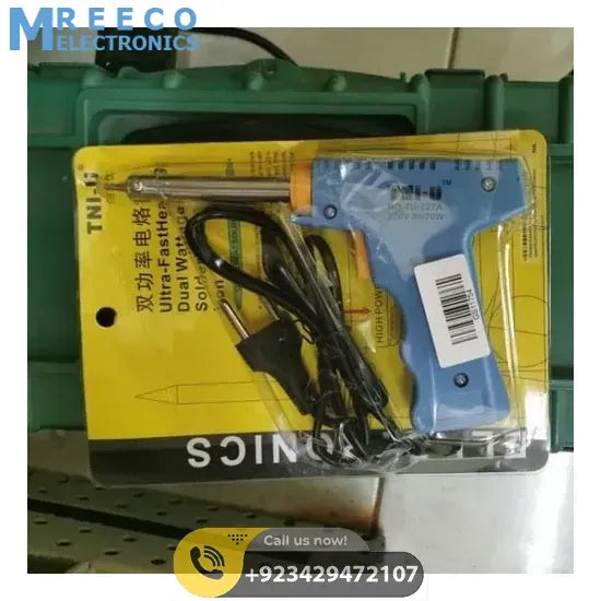 Dual Wattage Electric Temperature Gun Soldering Iron TU-127A - Bottom View