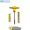 Jialong Multi purpose T Shape Screwdriver Socket &amp; Bit Tool Kit 24pcs Set for Home &amp; Office - Back View