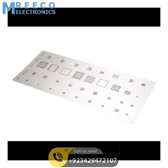 IC Chip BGA Reballing Stencil Kits Set Solder Template Multi-Function CPU Tin Steel Net For Samsung Note 6 - Front View