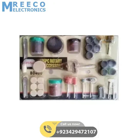 Mini Electric Grinding Accessories Toolkits - Front View