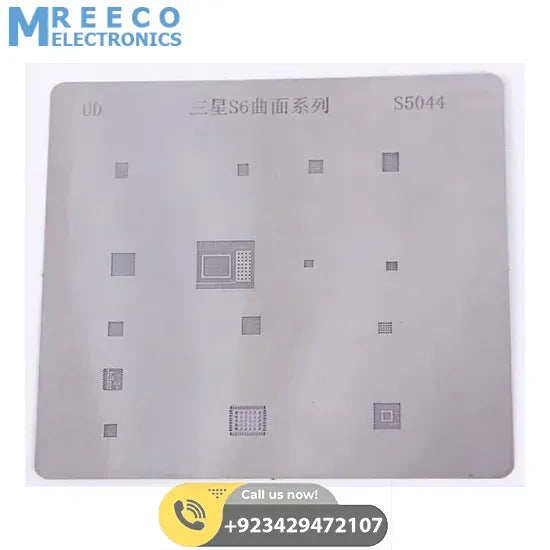 IC Chip S5044 BGA Reballing Stencil Kits Set Solder Template for Samsung S6 - Front View