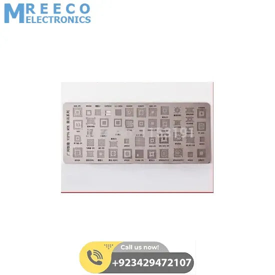 BGA Stencil VIP76 For China Phones - Front View