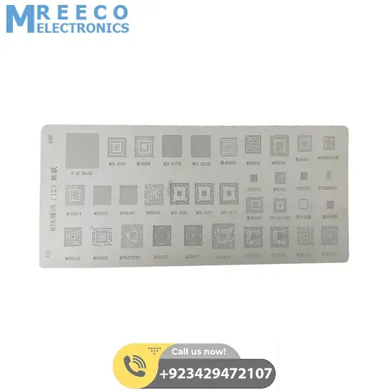 BGA stencil MTK A90 For Mobile IC - Side View