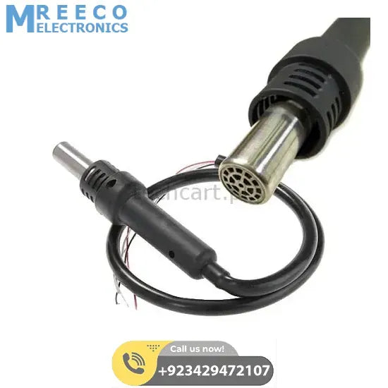 3 Wire 220VAC 250W Hot Air Desolder Gun Handle - Side View