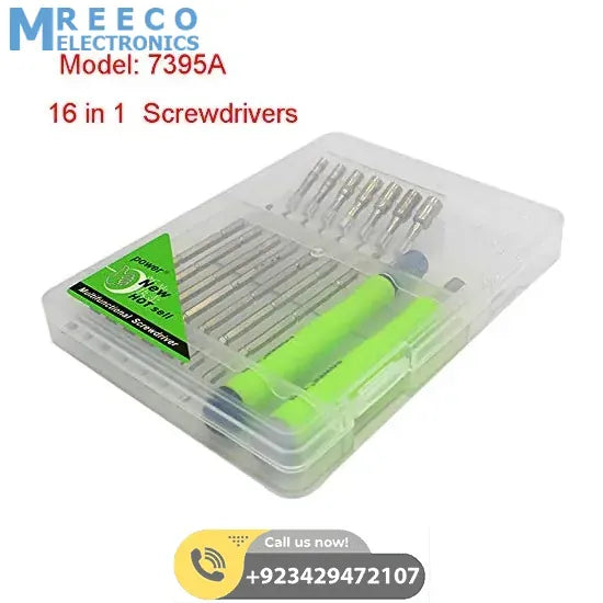 16 in 1 Multi functional Screwdriver Precision Set in Pakistan - Front View