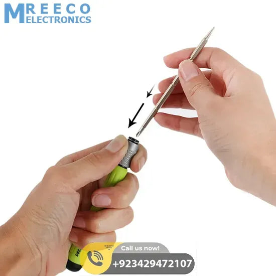 16 in 1 Multi functional Screwdriver Precision Set in Pakistan - Back View