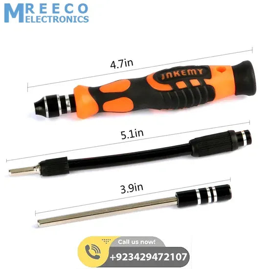 JAKEMY JM-8150 52 in 1 Screwdriver Ratchet Hand-tools Suite Furniture Computer Electrical maintenance Tool - Back View