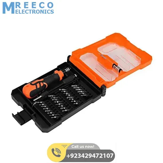 JAKEMY JM-8159 34 in 1 Screwdriver Ratchet Hand-tools Suite Furniture Computer Electrical maintenance Tool - Side View