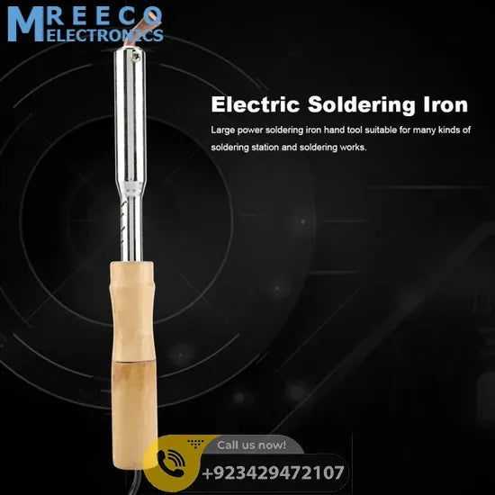 75W 220V Heavy Duty Electric Soldering Iron 75W High Power Soldering Iron Chisel Tip in Lahore Pakistan - Front View
