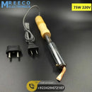 75W 220V Heavy Duty Electric Soldering Iron 75W High Power Soldering Iron Chisel Tip in Lahore Pakistan - Side View