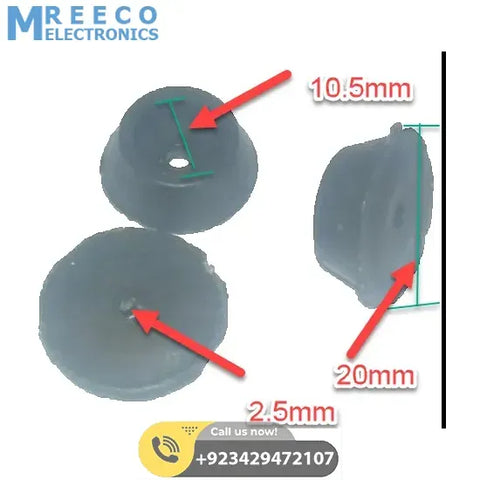 Black Plastic Socket Head Washer - Front View