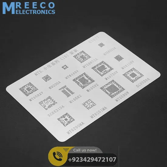 BGA Stencil G1037 For MTK Xiaomi Series - Side View