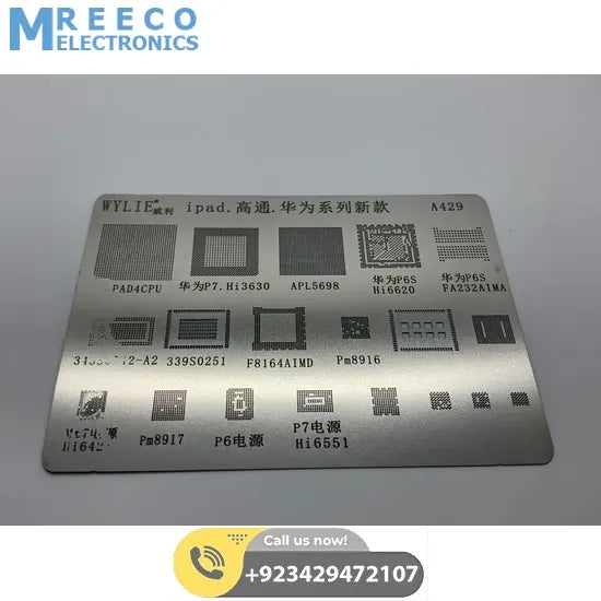 BGA Stencil A429 For ipad4 - Side View