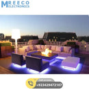 RGB LED Strip With Remote And Power Supply White Background 12v 5Meter 24 Key Remote - Side View