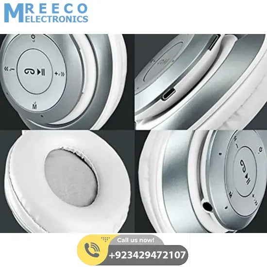 P47 Wireless Bluetooth Headphone - Bottom View