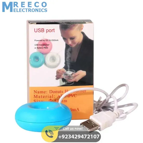 Donuts Shape Mini USB Humidifier Mist Maker Air Diffuser - Packaging