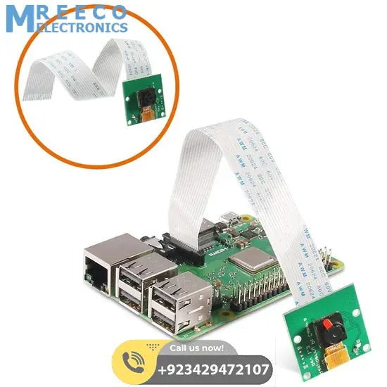 5MP Raspberry Pi Camera Module v1.3 In Pakistan - Side View