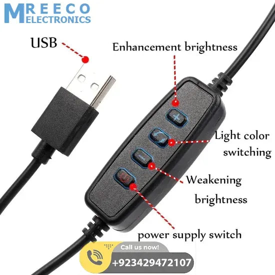 10 inch 26cm Selfie LED Ring Light For TikTok Tik Tok Without Stand - Zoomed View