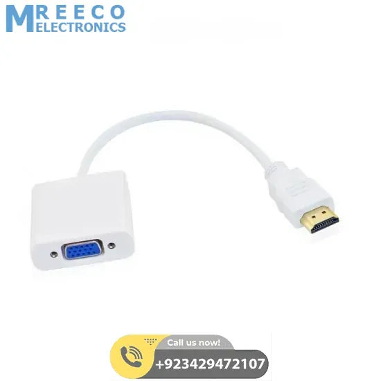 HDMI To VGA Video Adapter Cable Converter - Side View