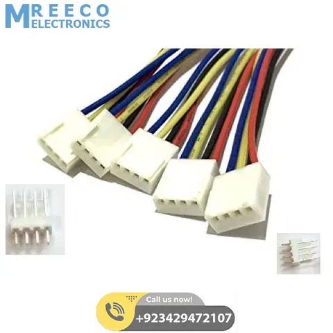 4 pin RGB panel connector fan connection pair With Male Header - Front View
