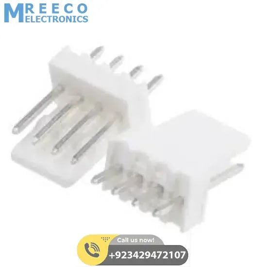 4 pin RGB panel connector fan connection pair With Male Header - Bottom View