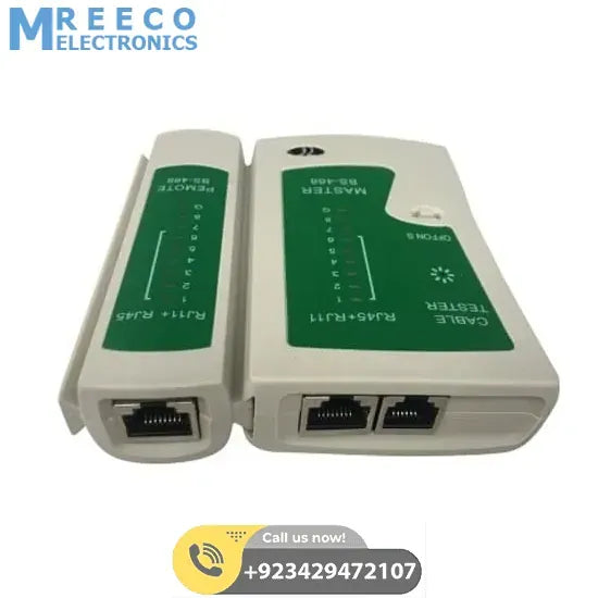 Network Cable Tester Master BS 468 RJ45 RJ11 - Back View