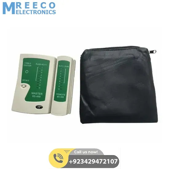 Network Cable Tester Master BS 468 RJ45 RJ11 - Top View