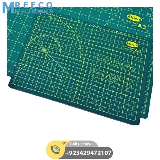 Allwin A4 Non Slip Paper Cutting Mat - Side View