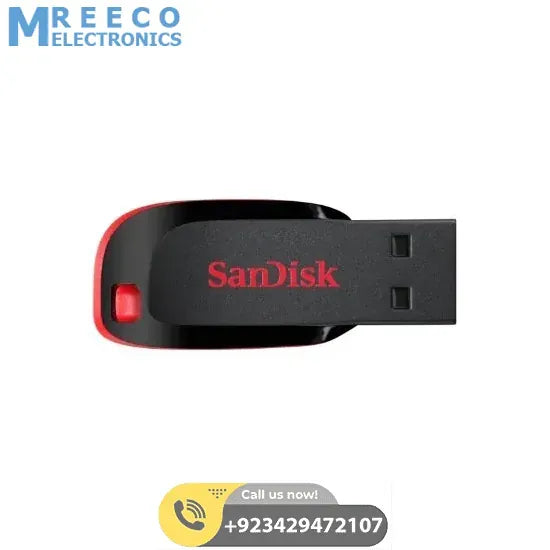 SanDisk Cruzer Blade 32GB USB 2.0 Flash Drive in Pakistan - Side View