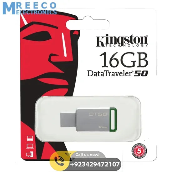 Kingston 16GB USB 2.0 Flash Drive in Pakistan - Back View