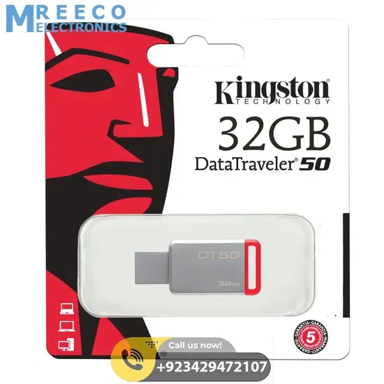 Kingston 32GB USB 2.0 Flash Drive in Pakistan - Back View