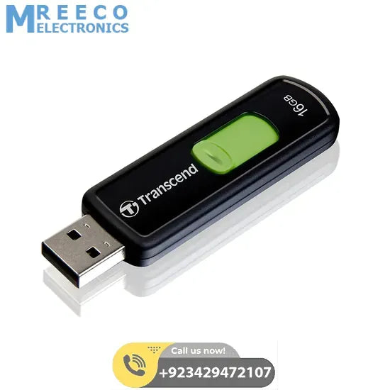 Transcend 16GB USB 2.0 Flash Drive in Pakistan - Back View
