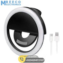 30 LED Selfie Ring Light USB Rechargeable Clip On Cell Phone Camera Light - Back View