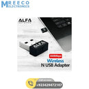 Alfa Network 300Mbps Wireless Adapter Black - Back View