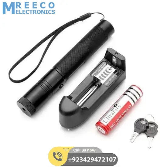 Handheld Focusable Green Laser Pen ZH 303 Rechargeable 1000mw High Beam Green Laser Hunting Pointer - Close-up