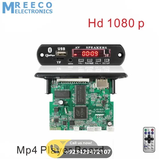 Bluetooth Usb Mp4 Video Fm Radio Kit Player in pakistan - Back View