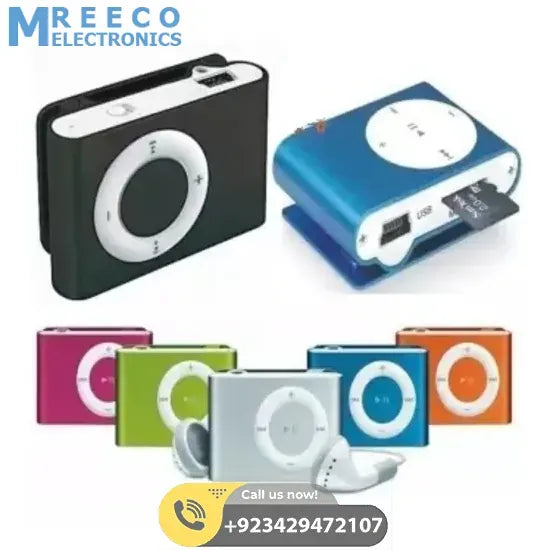 MP3 Music Player With Handsfree - Front View