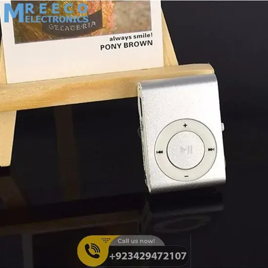 MP3 Music Player With Handsfree - Top View