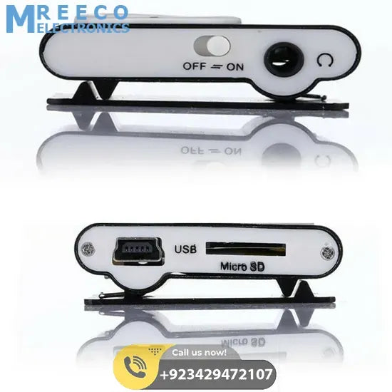 MP3 Music Player With Handsfree - Bottom View