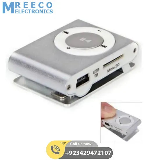 MP3 Music Player With Handsfree - Angle View