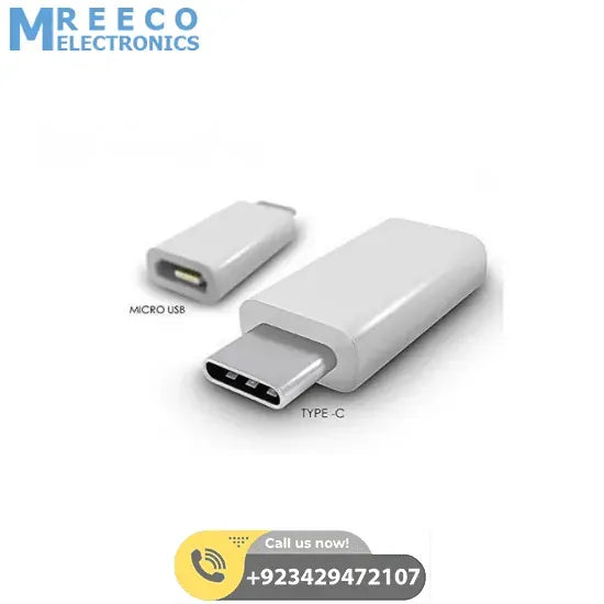 Micro USB to Type C Adapter - Front View
