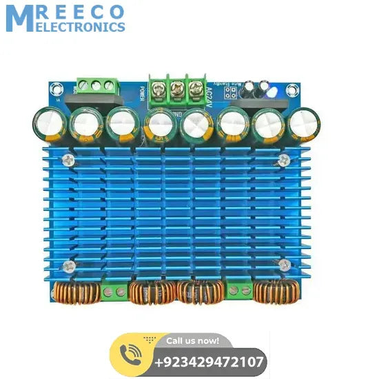 420Wx2 Dual Chip D Digital Audio Amplifier Board TDA8954TH XH-M252 - Front View