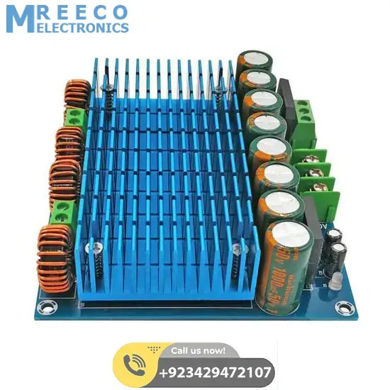 420Wx2 Dual Chip D Digital Audio Amplifier Board TDA8954TH XH-M252 - Back View