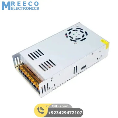 24V 20A Switching Power Supply SMPS - Side View