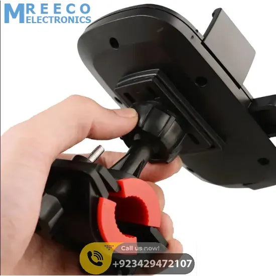 Mobile Phone Holder Stand Mount Bicycle Motorcycle Universal 360 Rotation Bike Phone Support - Top View