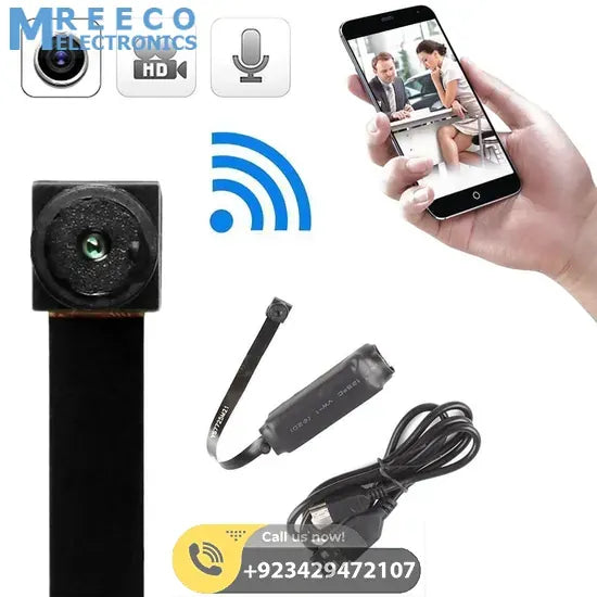 Spy Camera IP wireless camera WIFI 1080p with Battery S06 Mini - Side View