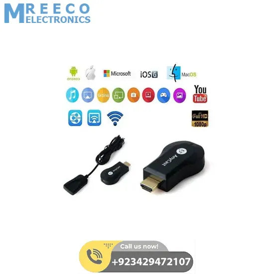 Anyast M4 Plus Wireless Display Dongle - Side View