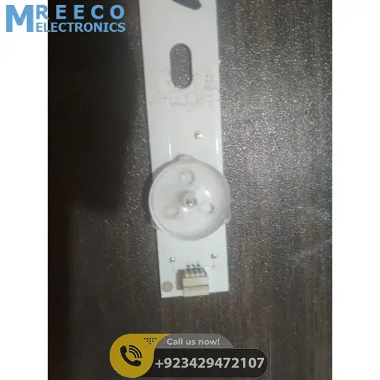 3pcs LED Light Strips 6V DC - Side View