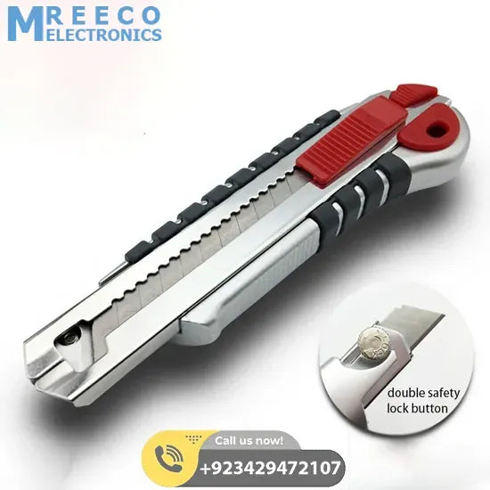 Heavy Duty Knife 24mm Alloy Steel Blade Cutter - Display View