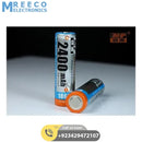 1 Piece Mp-18650 2400mAh 3.7V Lithium Ion Battery - Front View